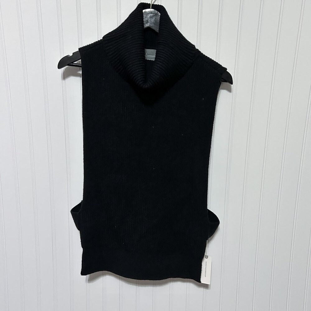Anthropologie Turtleneck Collar Open Side Knit Sweater One Size Style 64498116 - Picture 3 of 7